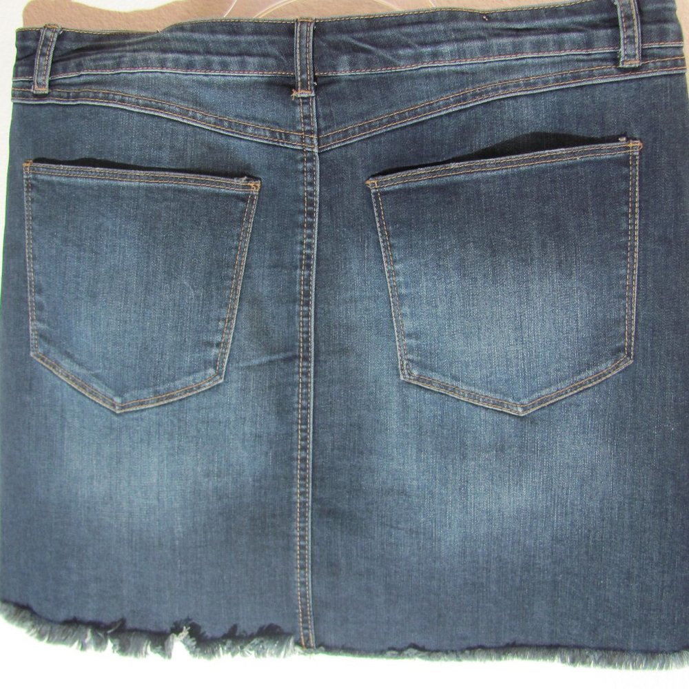 Rewash Jean Skirt - Picture 3 of 4